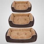 Removable Dog Bed Cushion Yellow Color CE Certification Lightweight