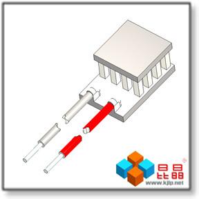 Quality TES1-008 Series (4.2x6.3mm) Peltier Chip/Peltier Module/Thermoelectric Chip/TEC/Cooler wholesale