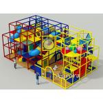Preschool Outdoor Indoor Playground Equipment , Soft Play Gym Equipment High