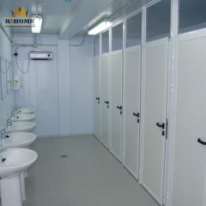 Quality Prefabricated Temporary Toilet Cabin With Bathroom Public Use Eco Friendly wholesale