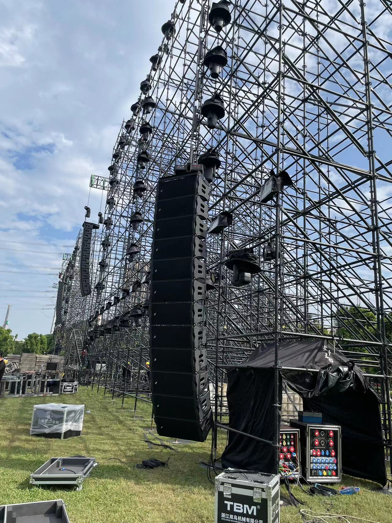 ARE AUDIO line array speaker stage speaker audio sound system dual 12 inch outdoor line array speaker