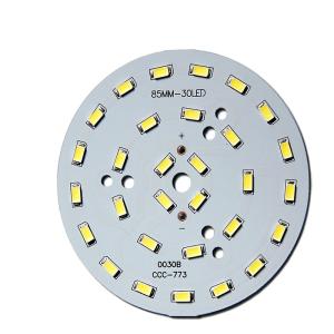 Quality Single Sided Double Sided LED Light Aluminum Substrate Pcb Round wholesale