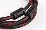 Red and black Wire Audio Link Cable , HDMI Cable 1080P HD line OD 7.3mm