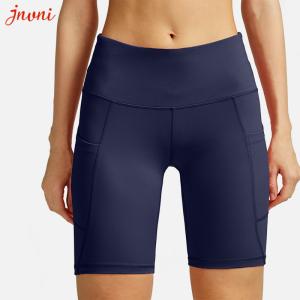 Quality Lulu Active Yoga Shorts Gym Fitness Running Biker Shorts With Pocket wholesale