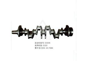 Quality E3306 Engine Crankshaft , 4N7696 Forged Steel Crankshaft For CAT330 Excavator wholesale