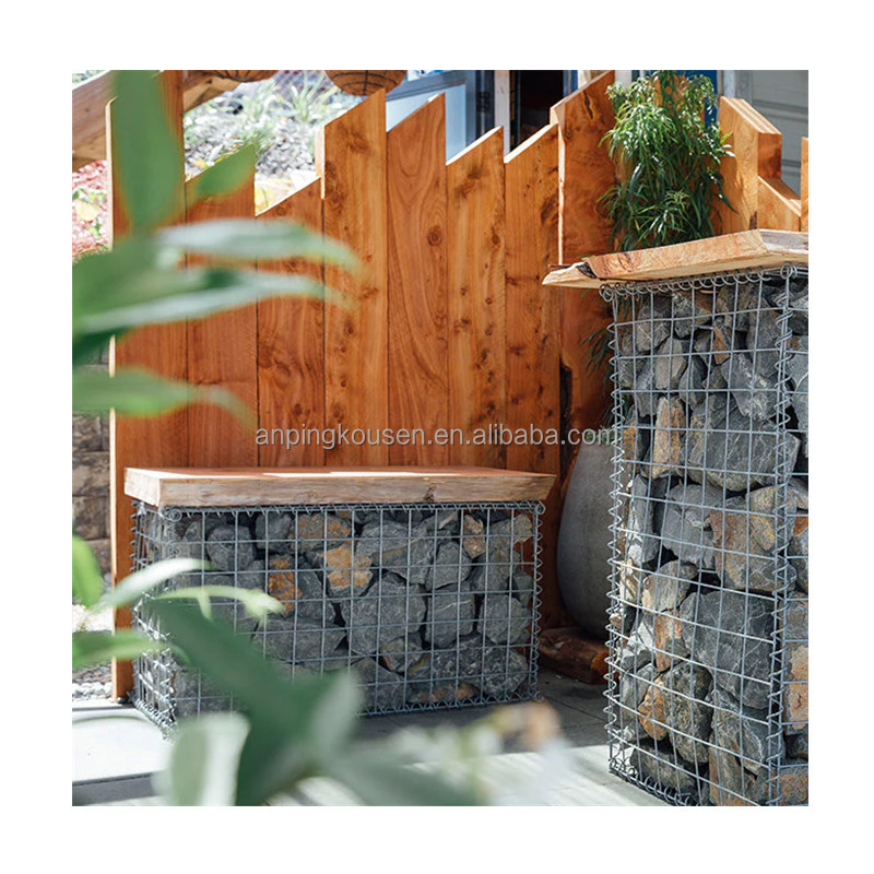 4x4x1 Galvanized Welded Wire Mesh Gabion Basket/Gabion Box with Hot Dipped Galvanized