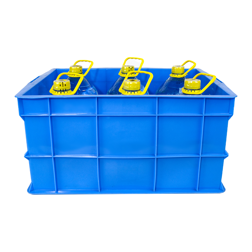 Internal Size 565x455x290mm Eco-Friendly Stackable PP Plastic Turnover Box for Fruits