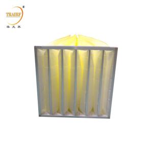 Quality Pocket Synthetic Fiber Industrial Air Filter 6 Pockets Pocket Media wholesale
