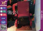 Gravity Recovery Fabric Surface Movie Theater Furniture Folding Up Chairs