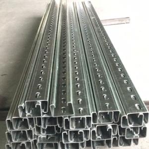 Quality SS Unistrut Slotted Metal Strut Channel Pre Galvanized HDG 41X41mm wholesale