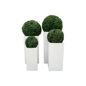 Quality 5-6 Years Outdoor Life Quadrate Fiber Clay Planter Long-lasting wholesale