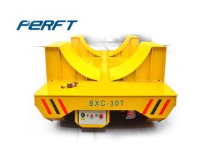 Quality 30 ton battery powered carbon steel coil transfer trolley for coils transportation on rails wholesale