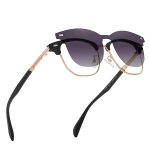 Quality Two Purposes Clip On Magnetic Sunglasses Eyewear Unisex Polarized wholesale