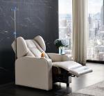 Mingzhe Hospital Waiting Row Chair With Armrests, Fully Reclining Single Leather