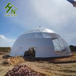 Flexible 8m Geodesic Dome Tent Fire Resistance DIN4102