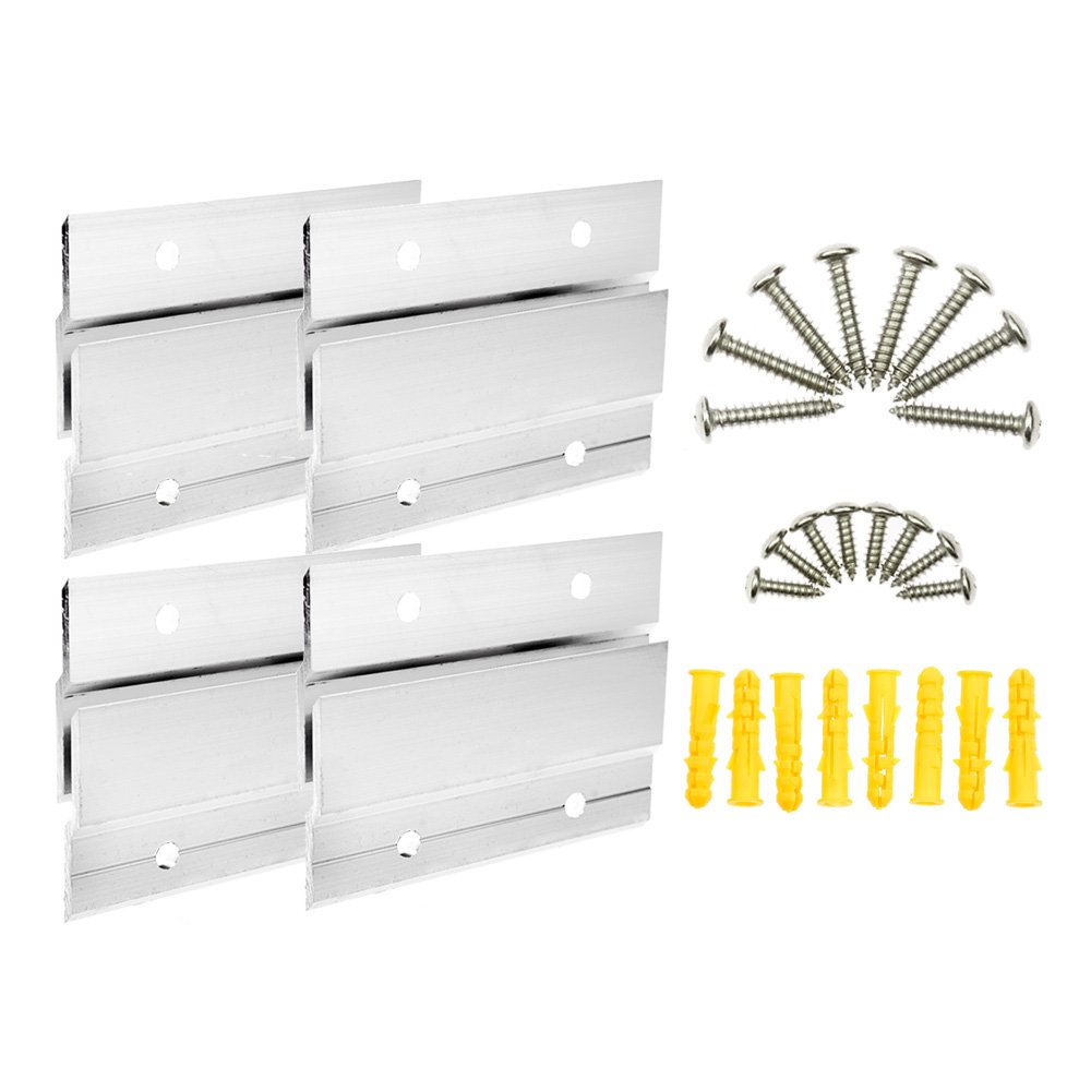 French Cleat Picture Hangers Hardware Kit L Shaped Bracket for Secure Mounting on Walls