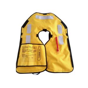Quality Automatic Inflatable Life Vest Orange Color Oxford / Nylon Material wholesale