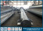 Power Transmission Electric Steel Pole With Average Galvanized Coating 80-100um