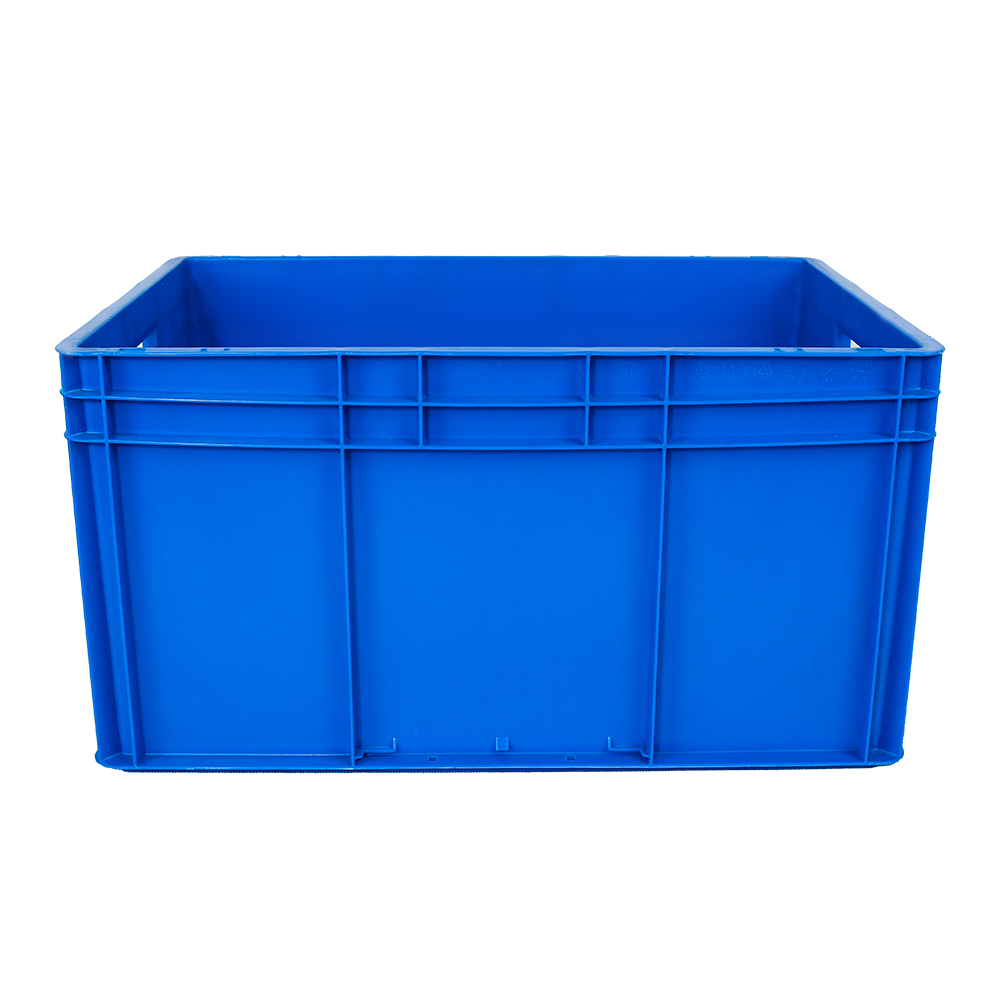 PP Stackable Supermarket Plastic Logistics Crate for Food Grade Moving Box Turnover