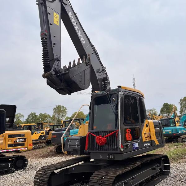 Used Excavator Volvo 140 Digging Machine Second Hand 14000KG 0.19m3 Bucket