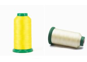 Quality Stretch 66 Nylon Bonded Thread , Dyed Jeans Industrial Thread Spools wholesale