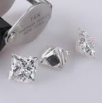 Jewelry Making Diamond Moissanite For Lady Solitaire Ring , Moissanite Loose