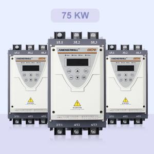 China Anchorwill soft starter 3 phase 75kw 380V 50/60Hz Built in bypass soft starter motor soft starter on sale