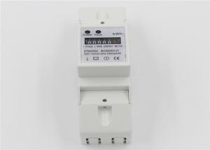 Quality 120V/220V/230V Single Phase DIN Rail Smart KWH Energy Meter 10(40)A wholesale