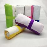 OEM Summer Sublimation Microfiber Suede Towel Striped Pool Towels 80X160