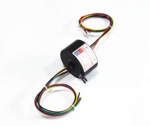 Quality IP54 12.7mm Through Bore Slip Ring Connector 600RPM Rotation Speed 220VAC wholesale
