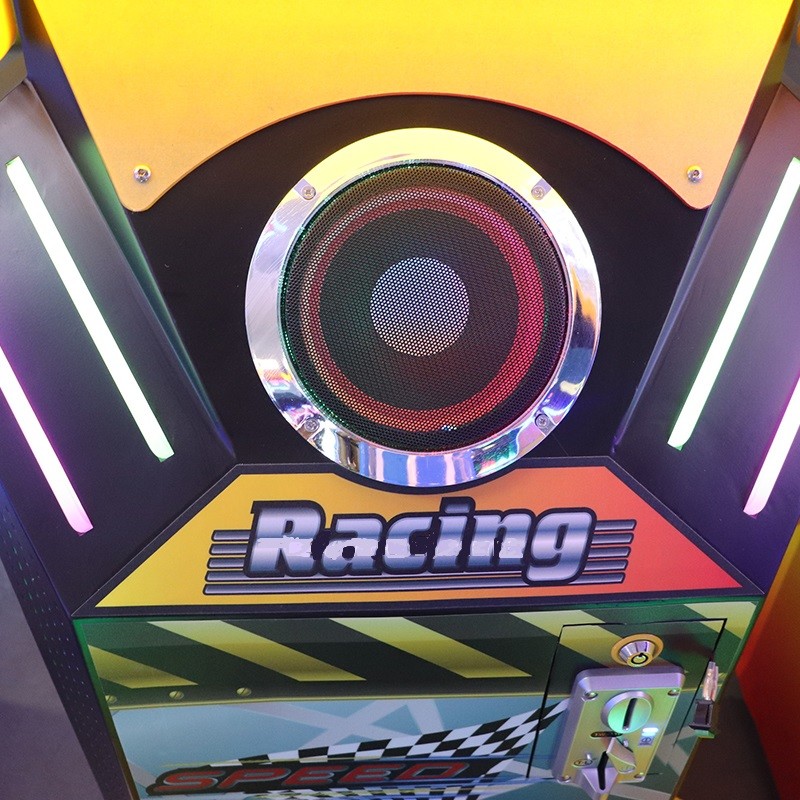 Electronics Game Center Kids Coin Machine , Super Motorbike Racing Amusement Park Machines