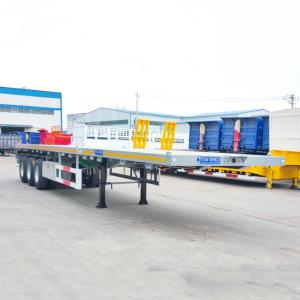 Quality TITAN 3 Axle 40 Ft Flatbed Trailer for Sale Near Me wholesale