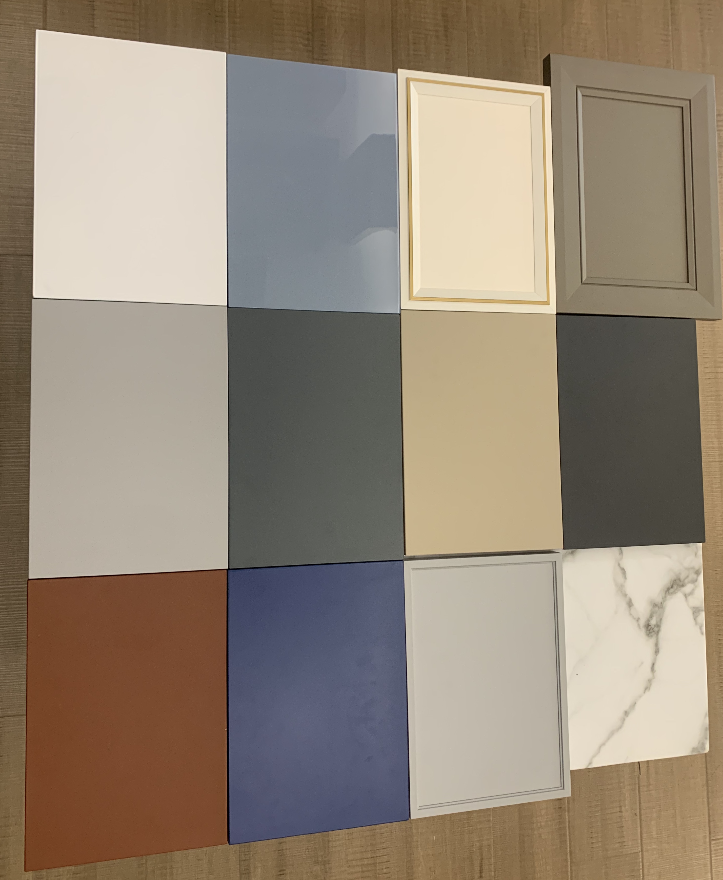 CAD Drawing Economical Modular Kitchen Cabinets With Lacquer Paint Doors