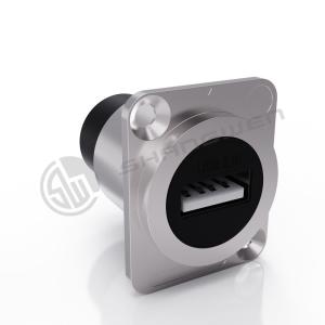 Quality Ip65 Waterproof Panel Mount Connector 4 Pin Audio Video Connector For Data Cable wholesale