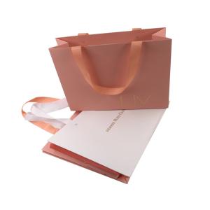 Quality Clothing Packaging Custom Printed Gift Bags , Paper Merchandise Bags wholesale