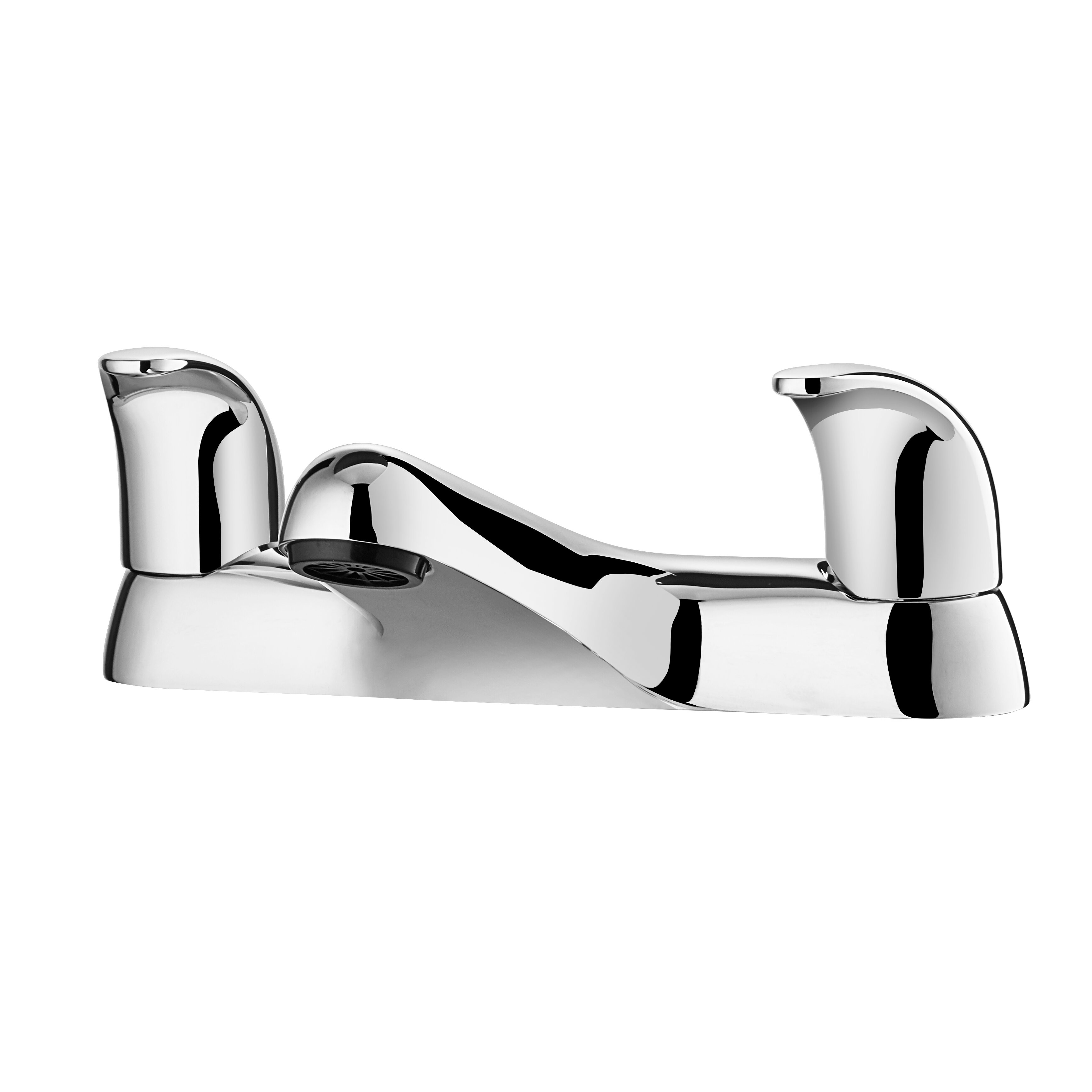 Dual Control Bath Filler 2 Holes 2 Handle Bathtub Faucet Rustproof
