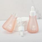 Customized PETG Lotion Serum Bottle Packaging 50ml Hot Stamping