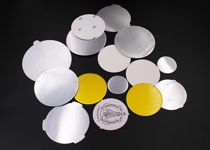Easy Peel Induction Aluminum Foil Seal Liner With Tabs 0.6mm Thickness