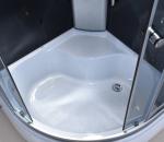 Grey Glass Wet Room Shower Enclosure 39''x39''x85''