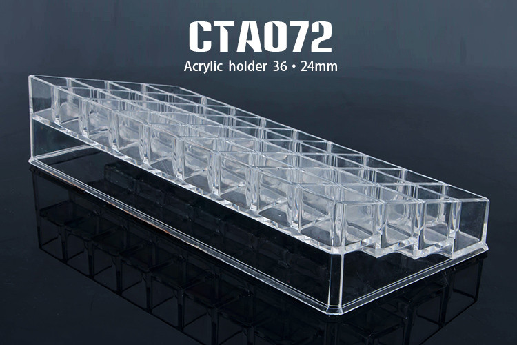 Acrylic Bottle Holder Tattoo Accessories Plastic Lipstick Display Nail Polish Holder