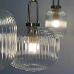 Mid century pendant light retro design glass lampRestaurant Hotel Simple