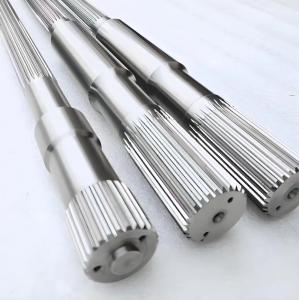 Quality German Material Single Key Shaft Diameter 10mm - 240mm Twin Screw Extrusion Shaft wholesale