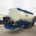 3 Axle Fly Ash Flour Powder Bulk Cement Tank Semi Trailer Jost Kingpin Big