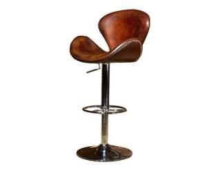 Quality Full Leather Vintage Bar Stools Swan Bar Chair wholesale