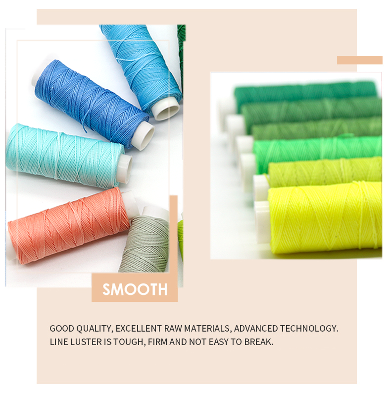 1MM Red MERCERIZED Wax Coated Polyester Sewing Thread for Macrame Jewelry Making