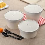 Oil Proof Biodegradable 22oz Disposable Paper Bowl Factory Sale OEM Food Grade