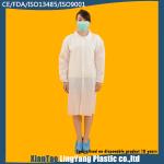Durable Disposable Laboratory Coats , Disposable Dust Coats 22-55g/㎡ Weight