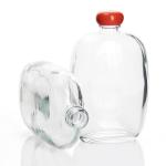 Airtight Freezer Safe Juice Bottles Kombucha Glass Bottles Square