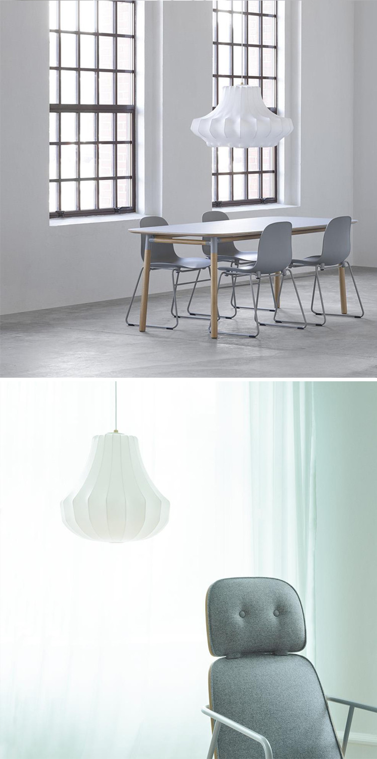 Nordic Silk Pendant Lights Simple Bedroom Normann Copenhagen Phantom Lamp(WH-MI-374)