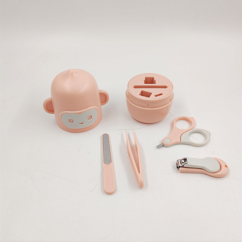 Factory Wholesale Newborn Baby Gift Set 4 In 1 Baby Grooming Kit Newborn Nursery Healthcare Set Baby Care Kit
